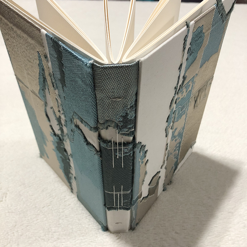 Longstitch Blue Watercolour - spine