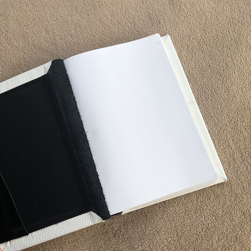 Chainstitch B&W Sketchbook - open