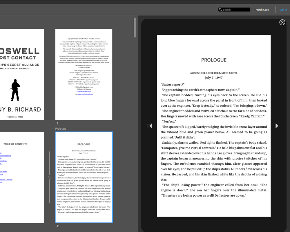 Roswell First Contact - ebook version