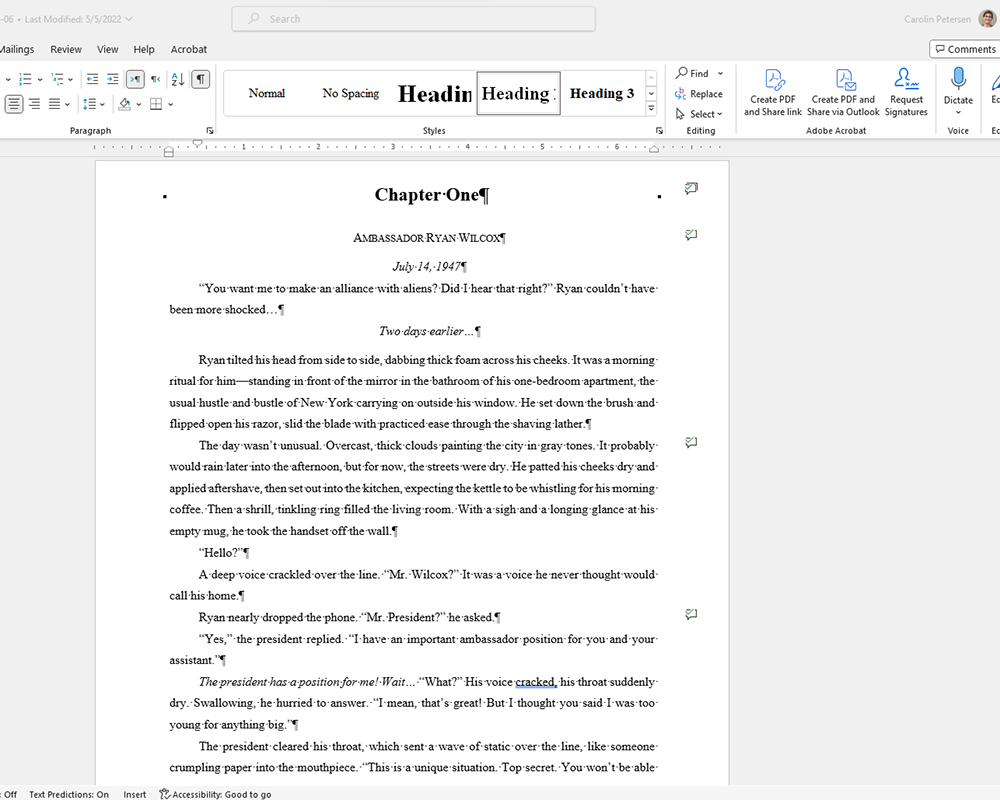 Negotiations - final draft