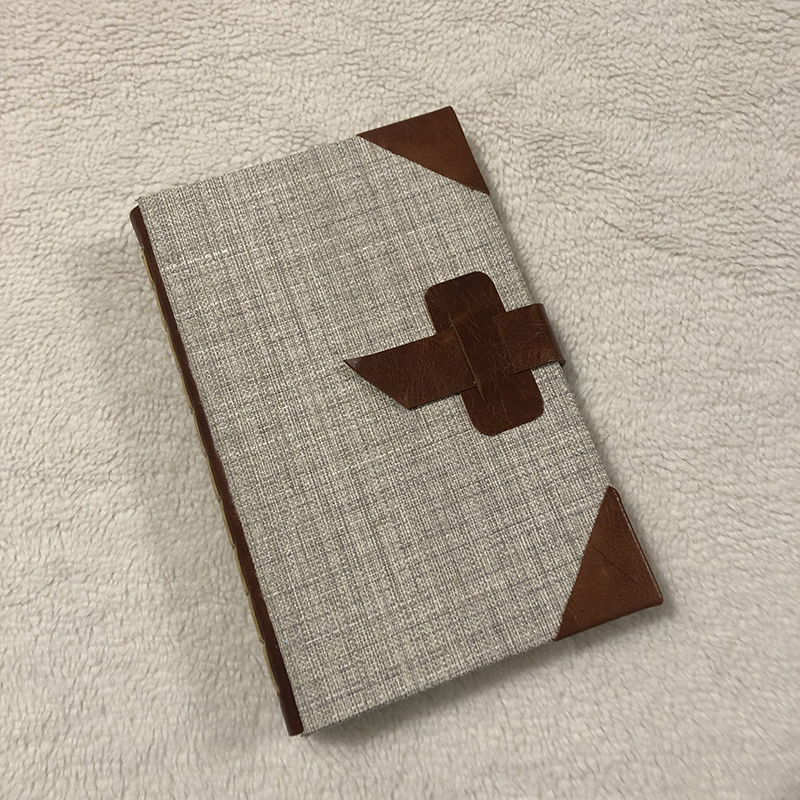Chainstitch Brown Leather Gratitude Journal