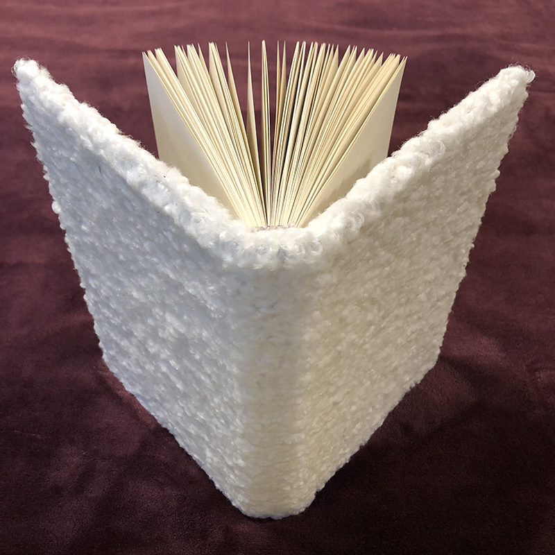 Casebound Sheep-fuzz Gratitude Journal - spine