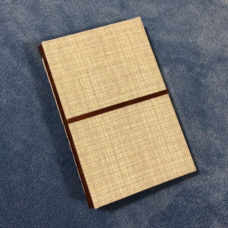 Chainstitch Brown Leather Reading Journal