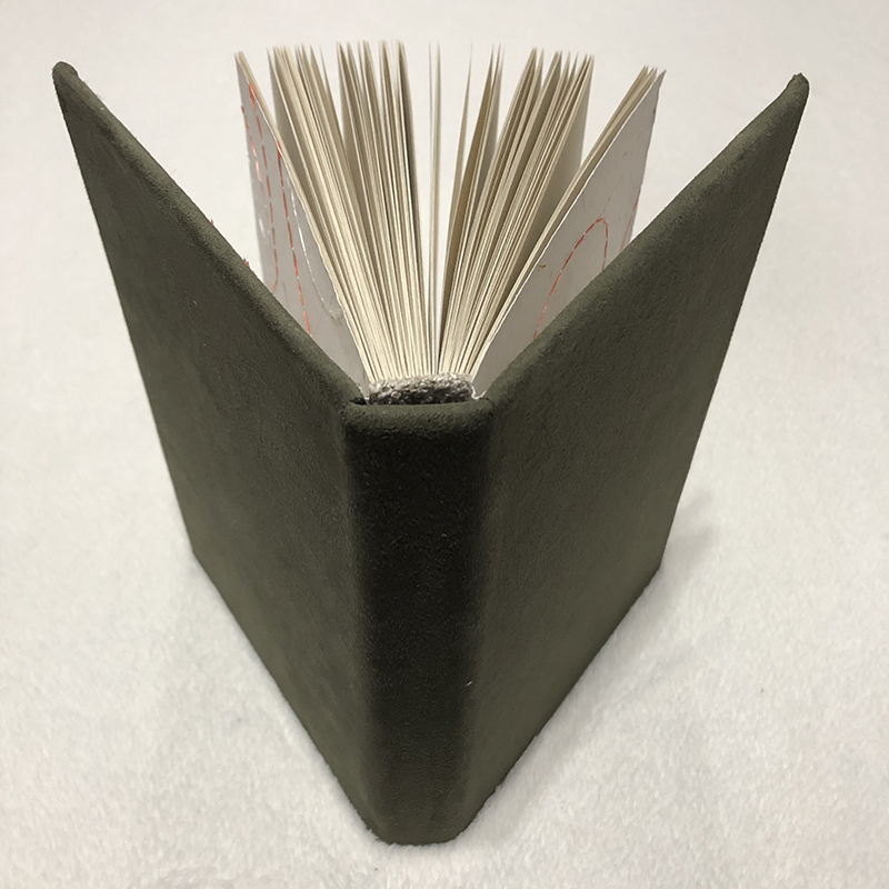 Casebound Suede Reflection Journal - spine