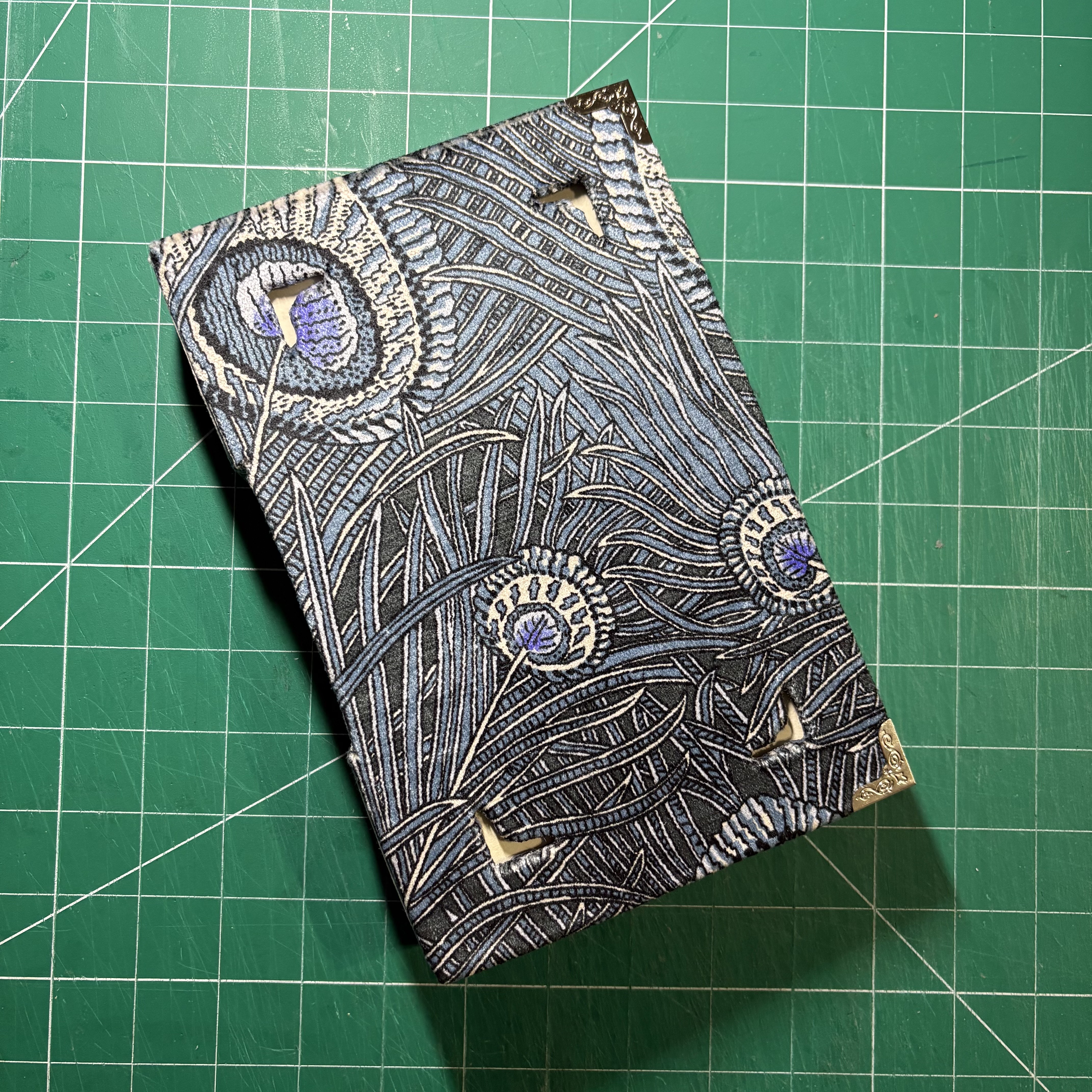 Buttonhole Hera Feather Notebook - front