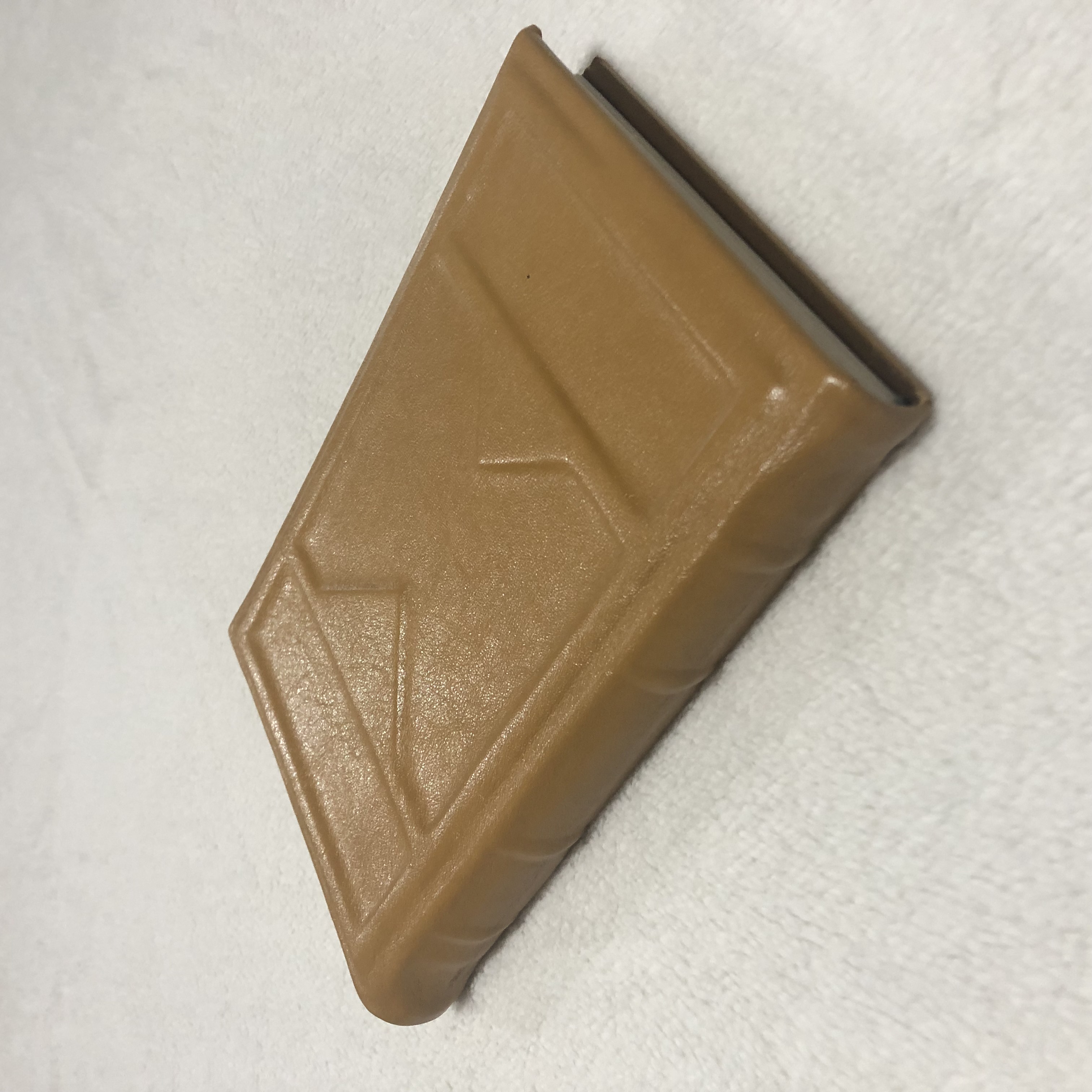 Leatherbound Caramel Birds Notebook - spine