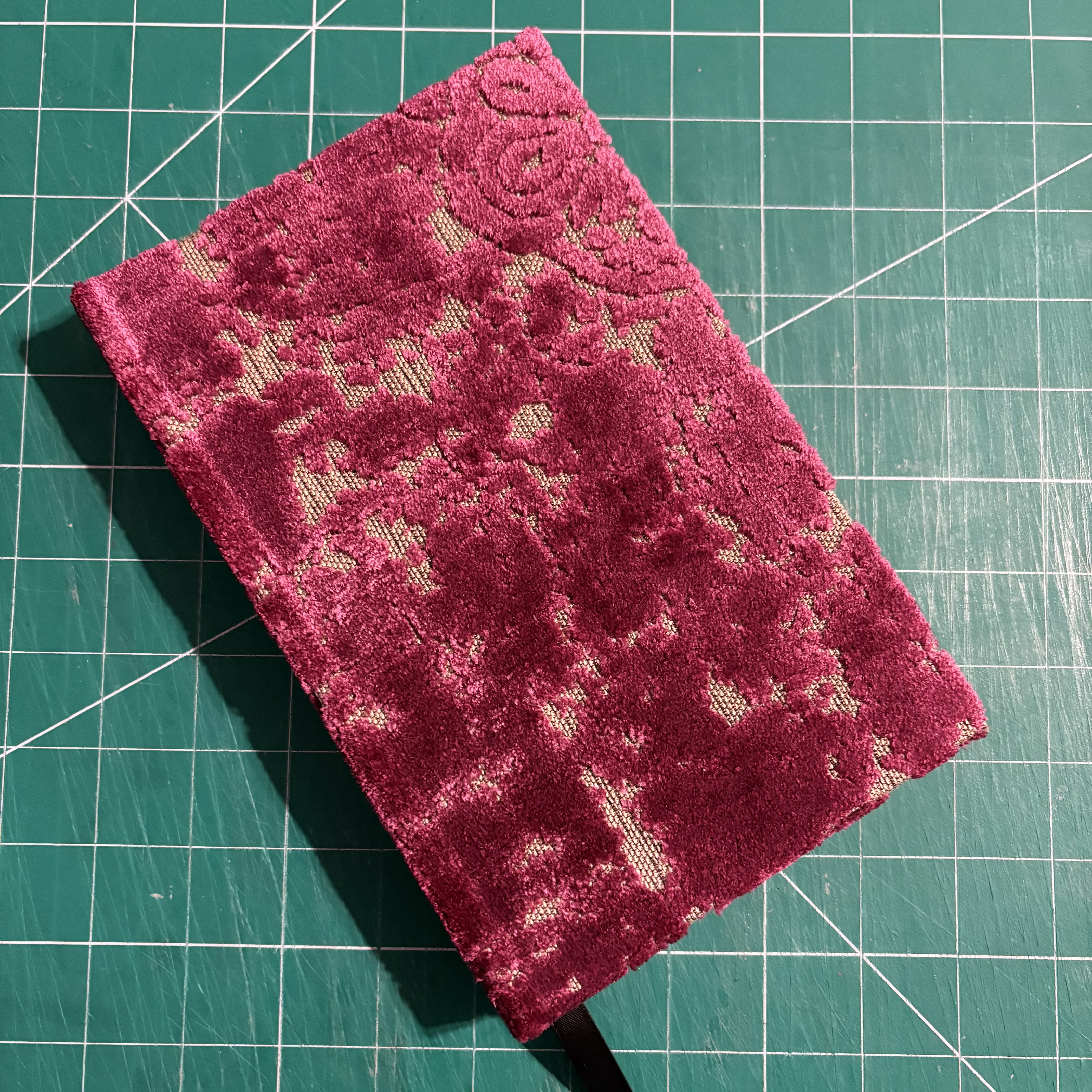 Casebound Pink Viscose Cat Notebook