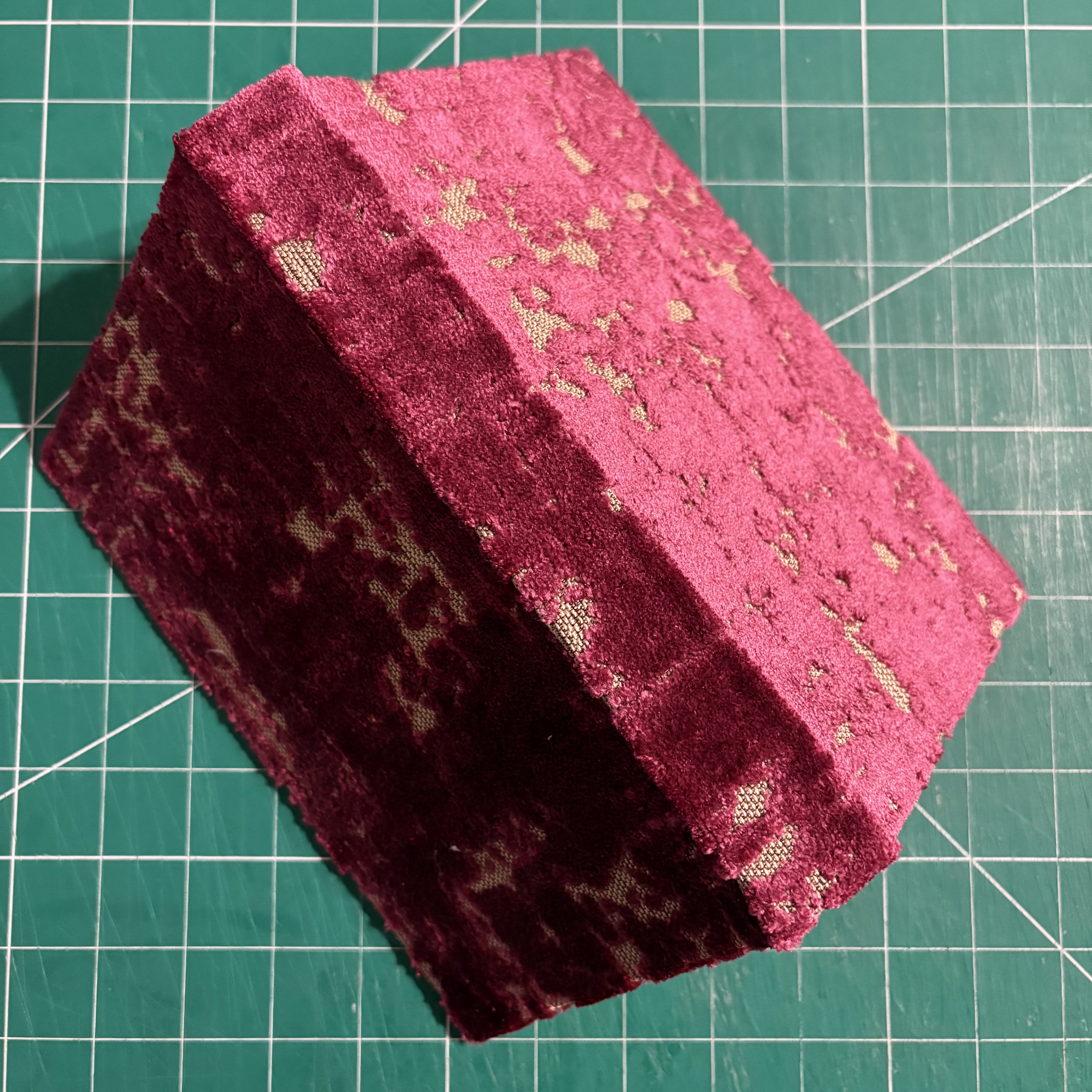 Casebound Pink Viscose Cat Notebook - spine