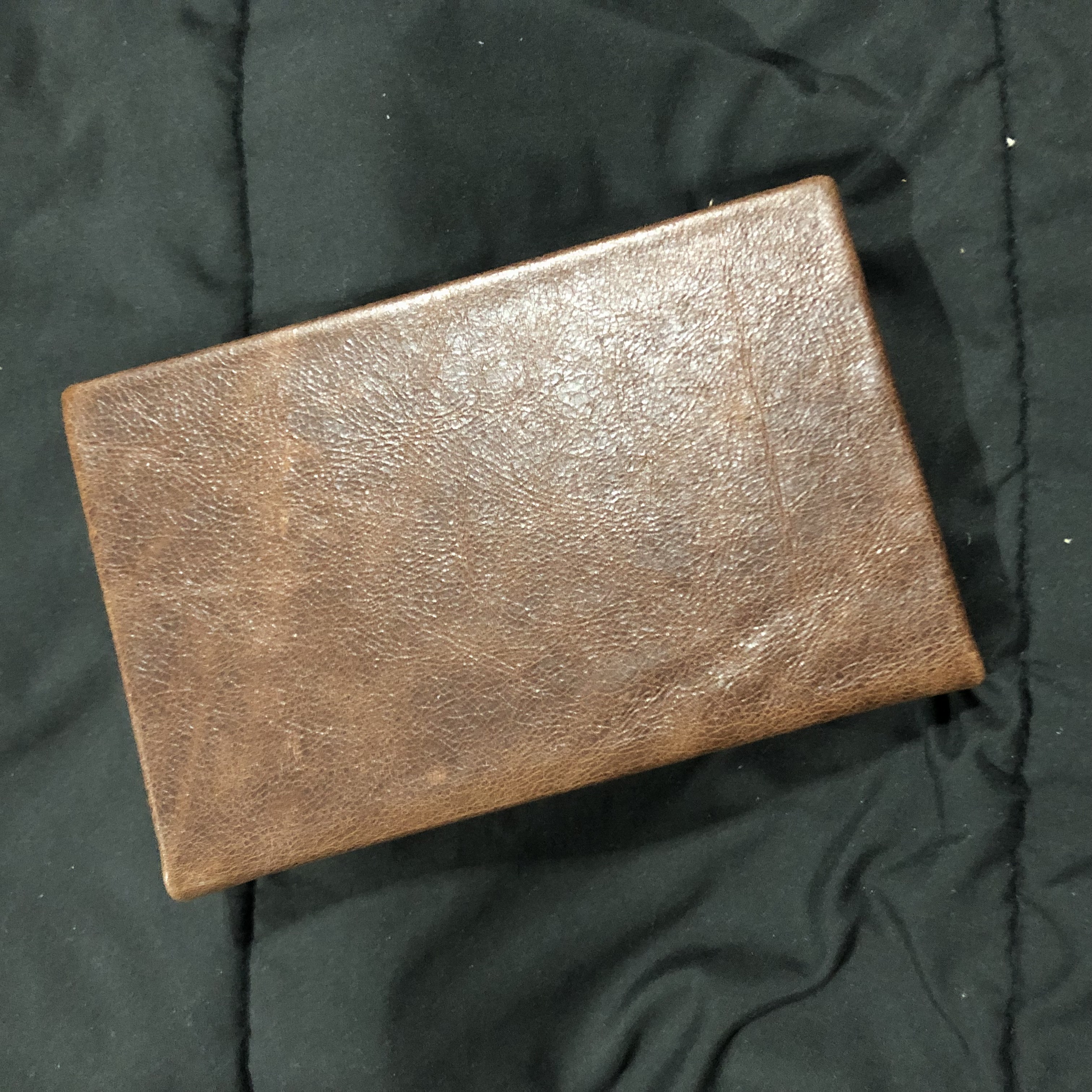 Cross-stitch Brown Leather Notebook