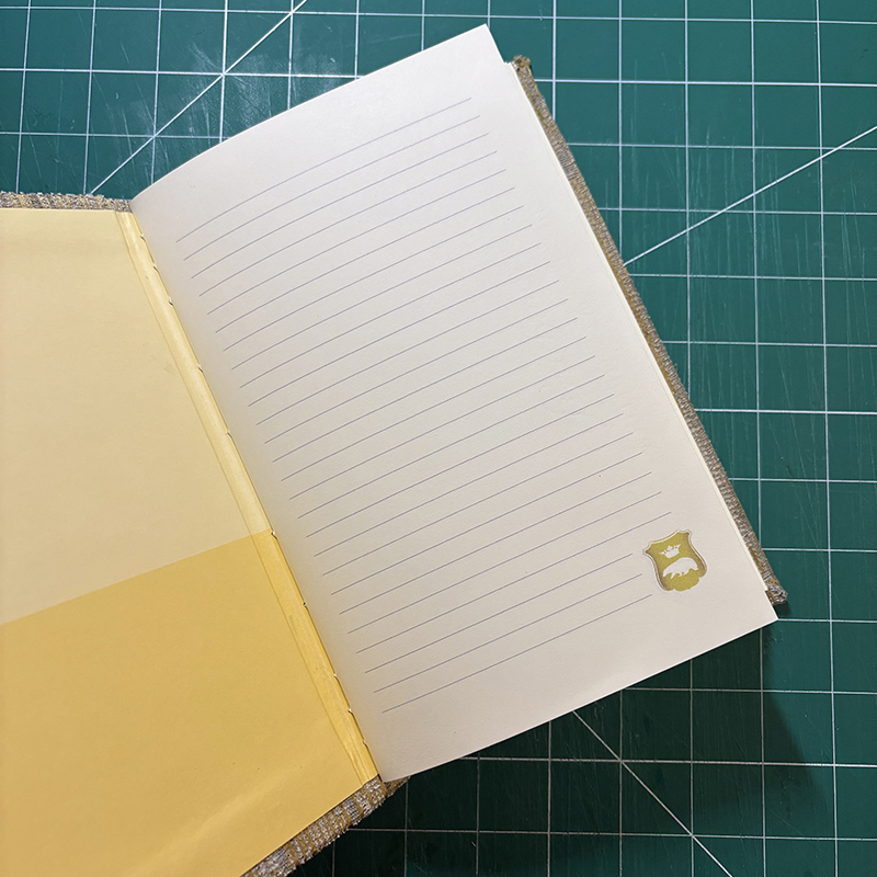 Frenchlink Golden Badger Notebook - open
