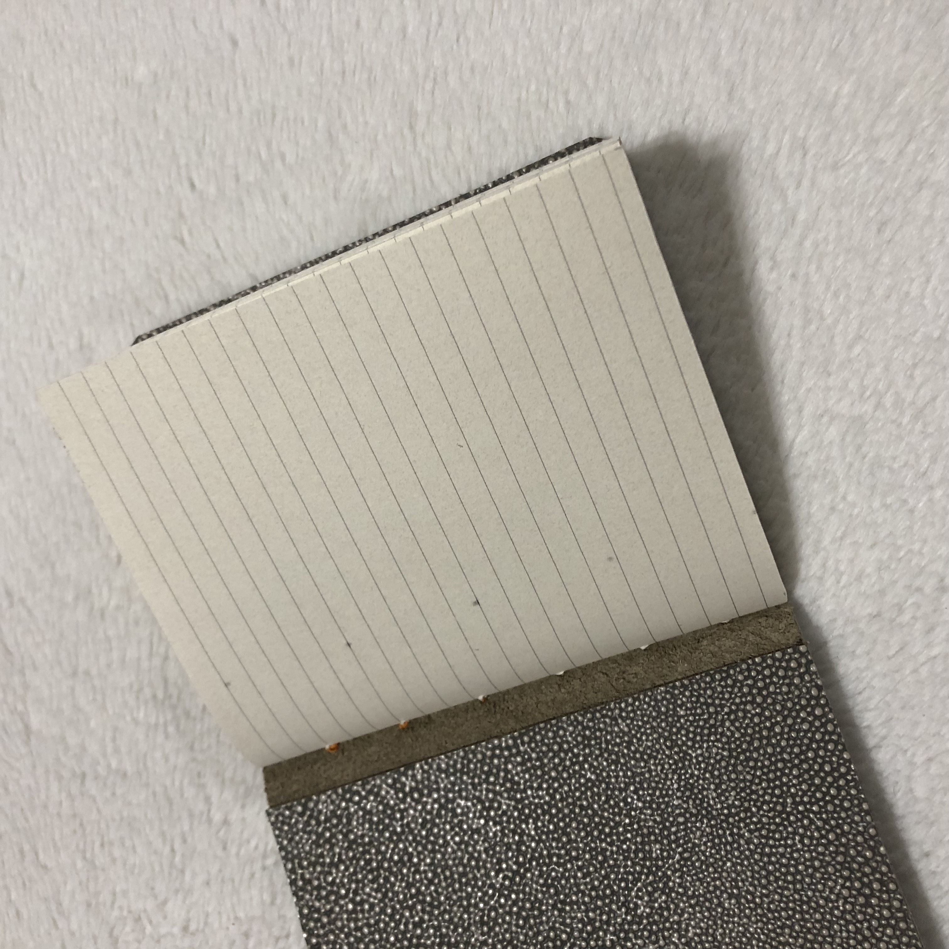 Chainstitch Pebbled Leather Pocketbook - back