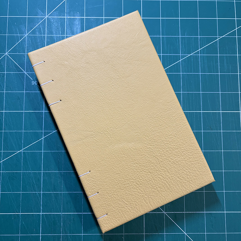 Coptic Vines & Leather Notebook