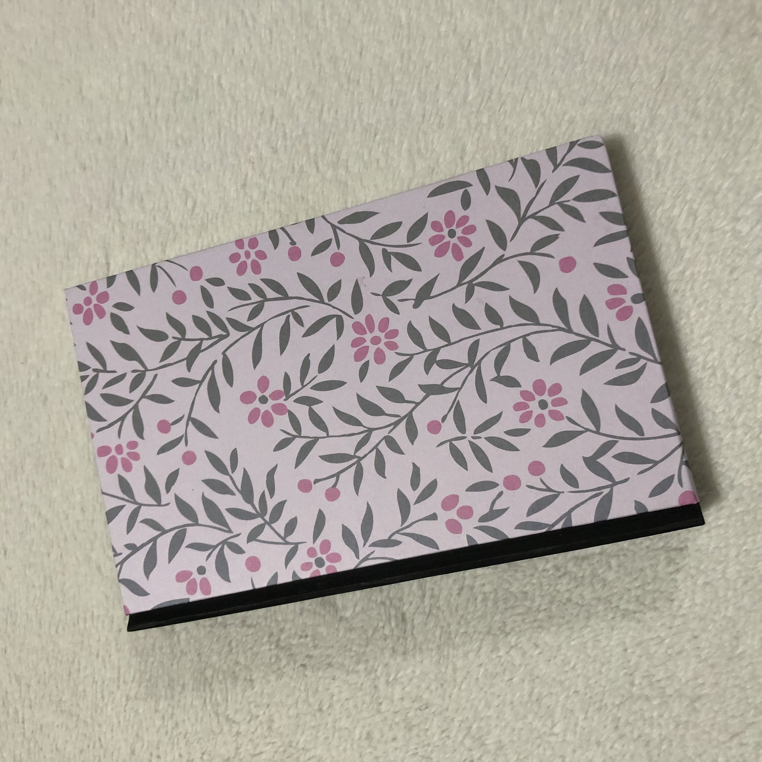 Casebound Pink Flowers Notebook
