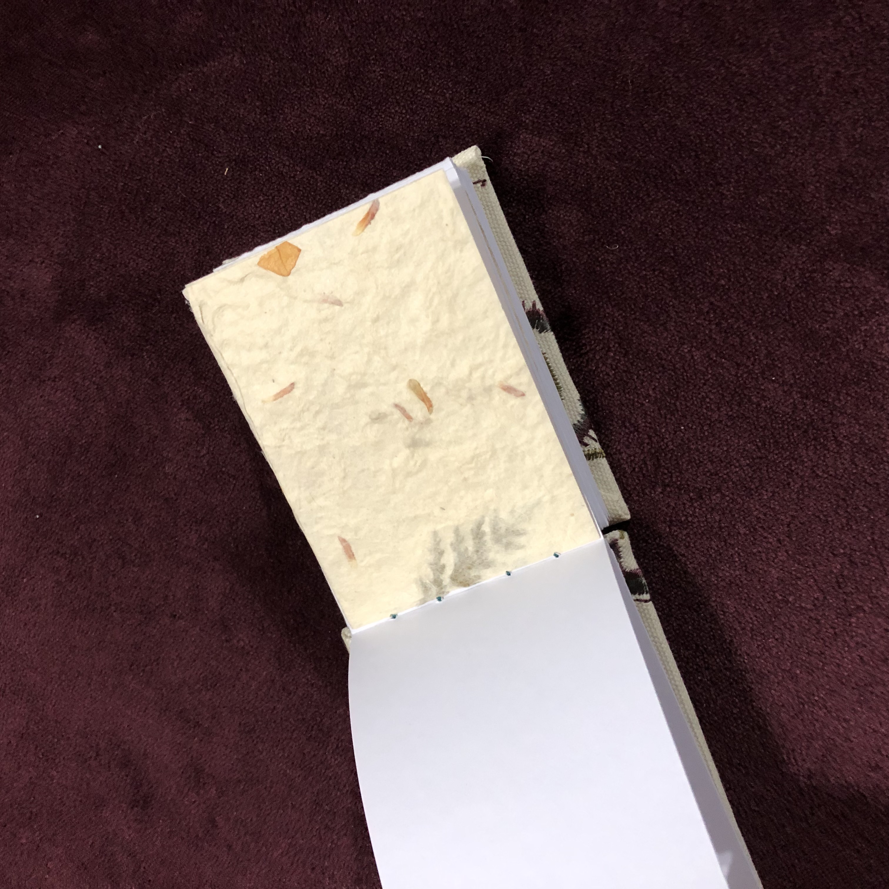 Frenchlink Flower Minibook - open