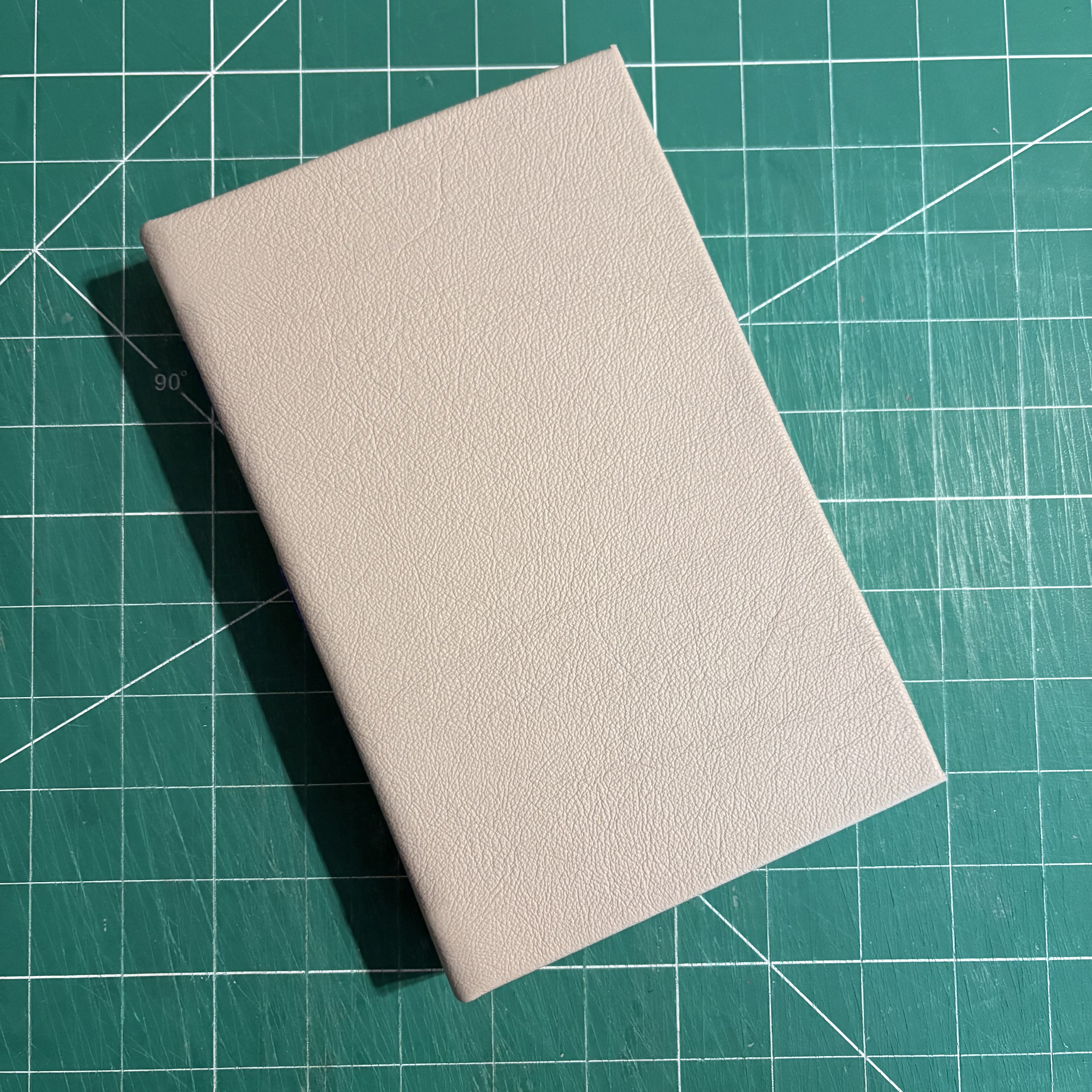 Longstitch Grey Leather Retriever Notebook
