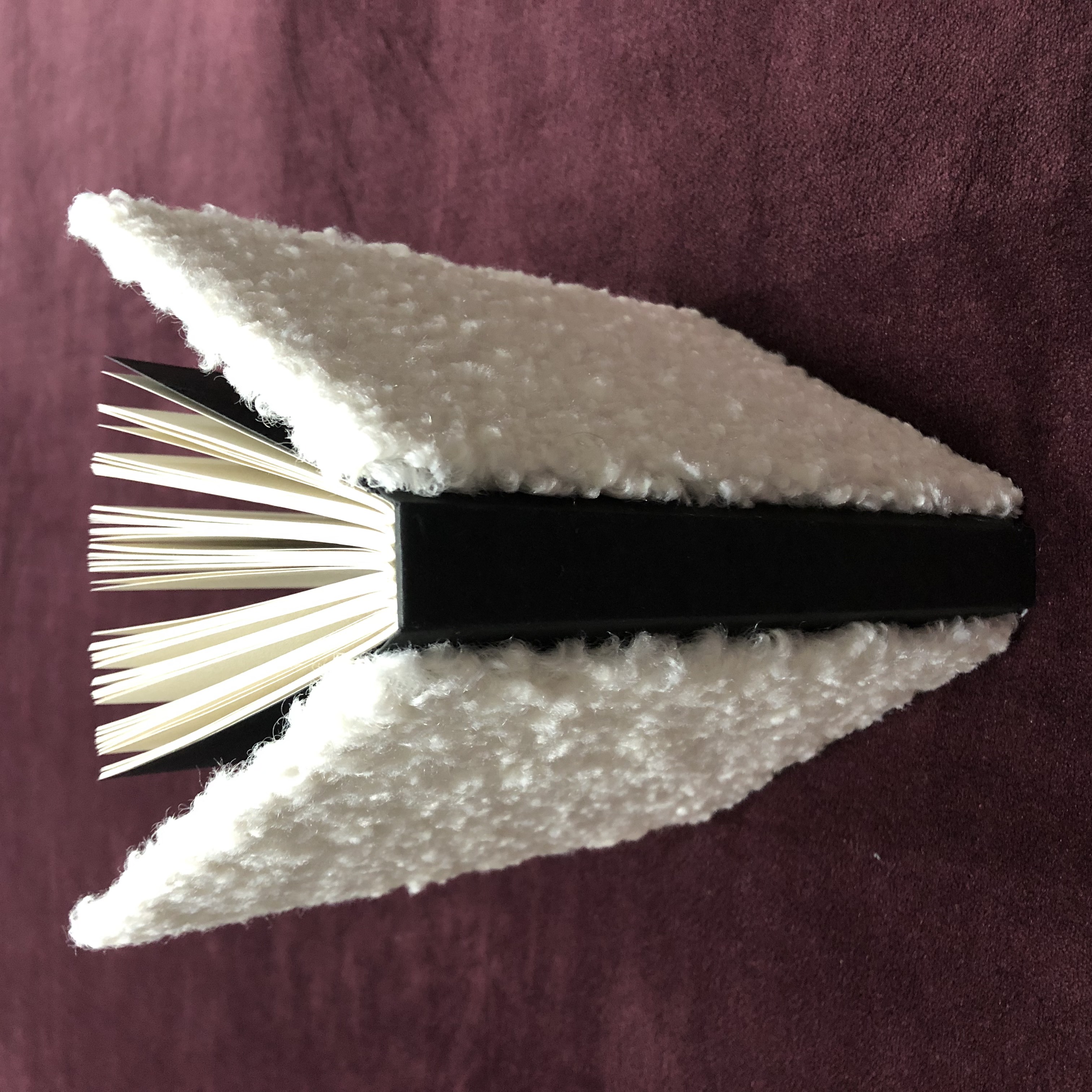 Casebound Sheep-themed Notebook - spine