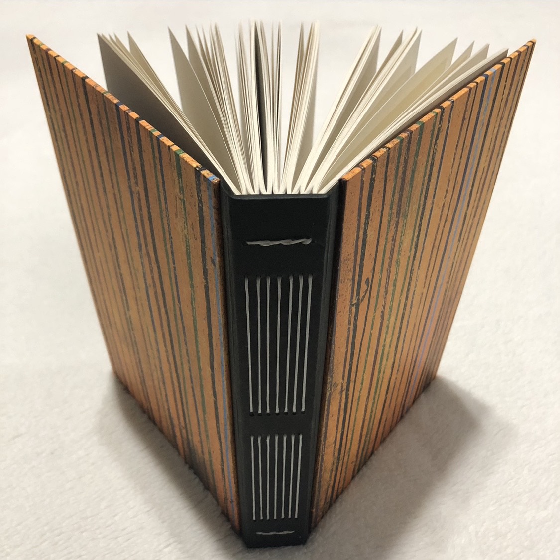 Longstitch Tiger Notebook - spine