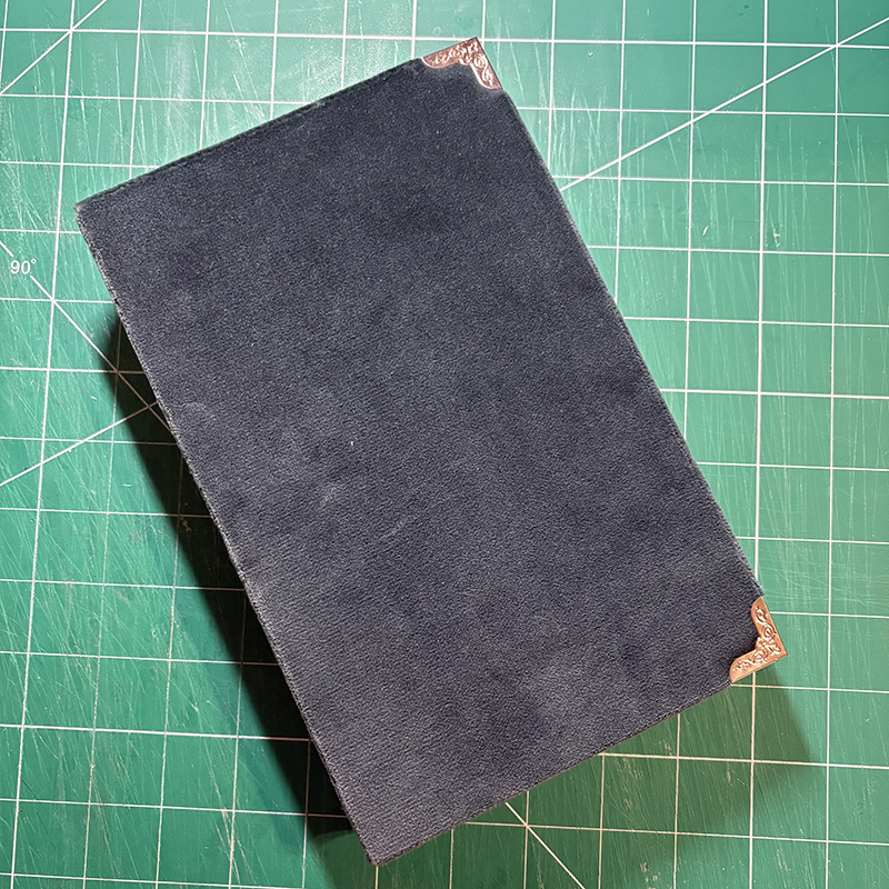 Longstitch Green Velvet Serpent Notebook