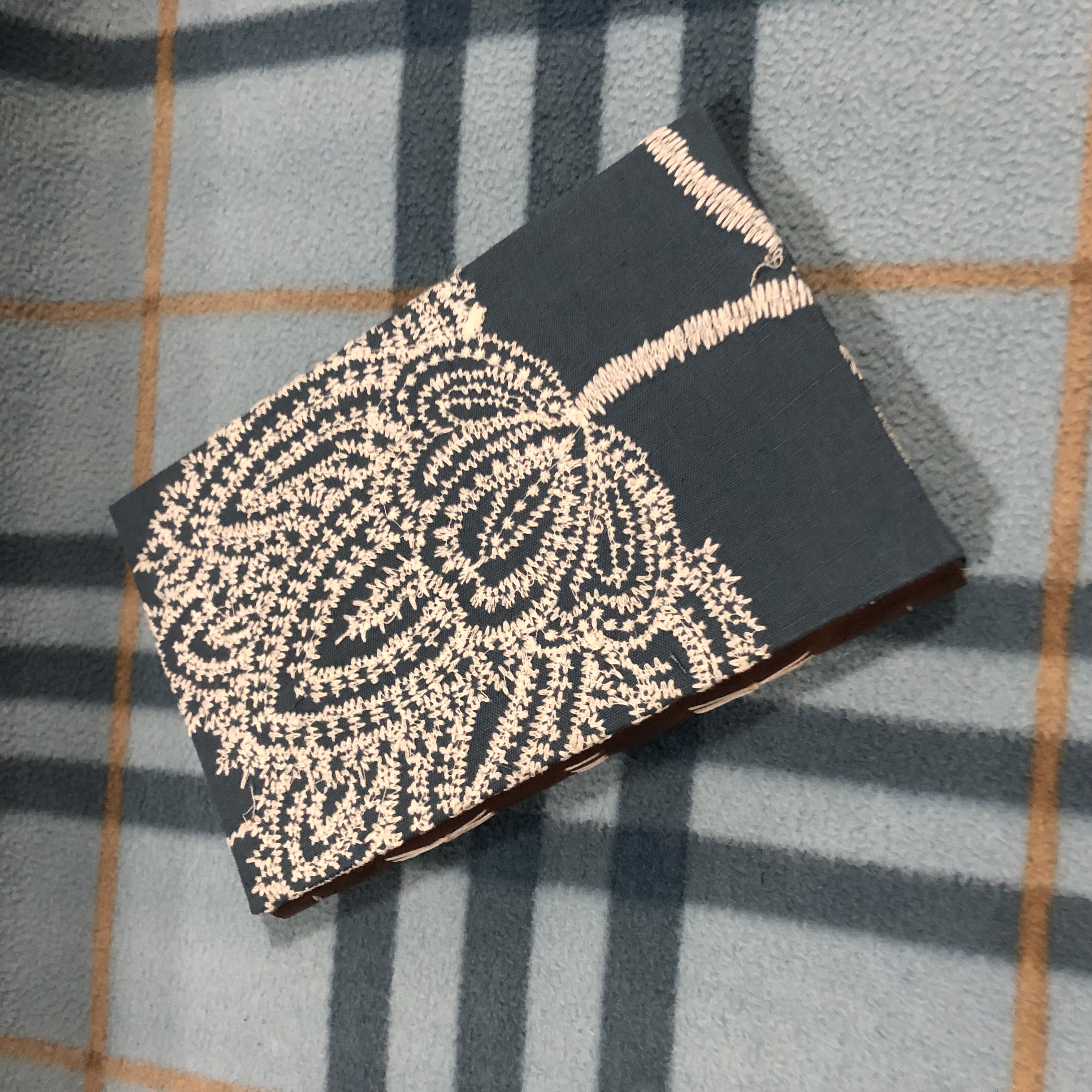 Longstitch Blue Embroidered 2025 Planner