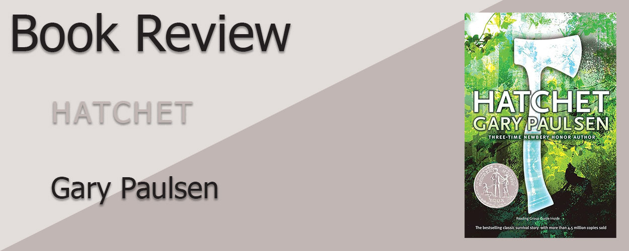 Book Review: Brian’s Saga Book 1: Hatchet by Gary Paulsen title card