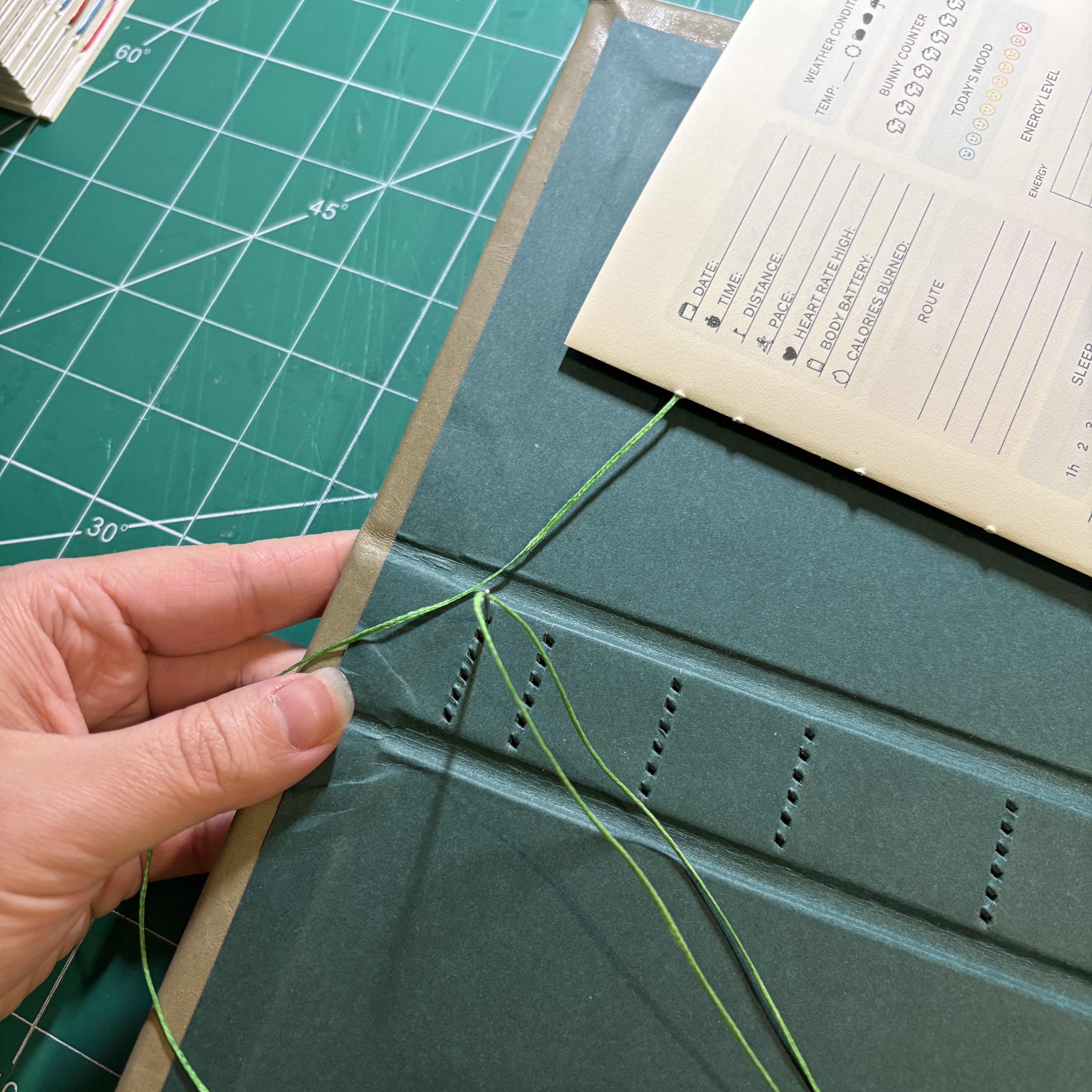 First hole stitching